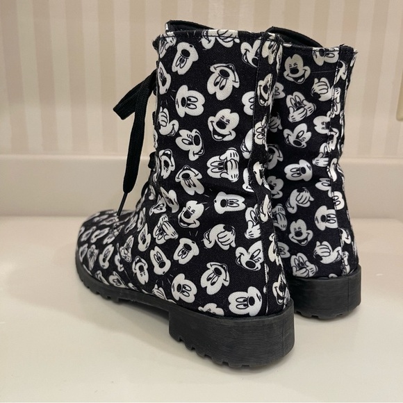 Disney Mickey Mouse Printed Zippered Ankle Boots - Picture 6 of 16